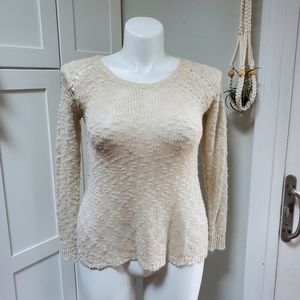 Mirumi Beige Pullover Sweater